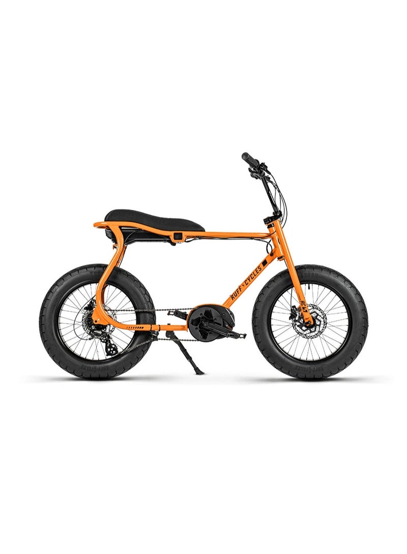 Ruff Cycles Lil'Buddy Men's E-Bike, Bosch Performance Line CX Motor, Tango Orange, Fat Tyres, E-MTB - Image 1